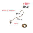 Крючок RYUSEN-RING с коронкой D 3мм, 10шт