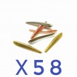 Штамповка для блесен Хищник (уп 10 шт)