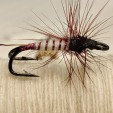 Мушка нахлыстовая на двойном крючке mustad 