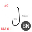 Крючок кованый Kumho KM-011 NSB 1000шт